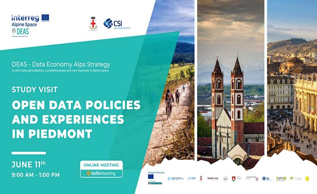 DEAS - Data Economy Alps Strategy: Open Data Policies and experiences in Piedmont 